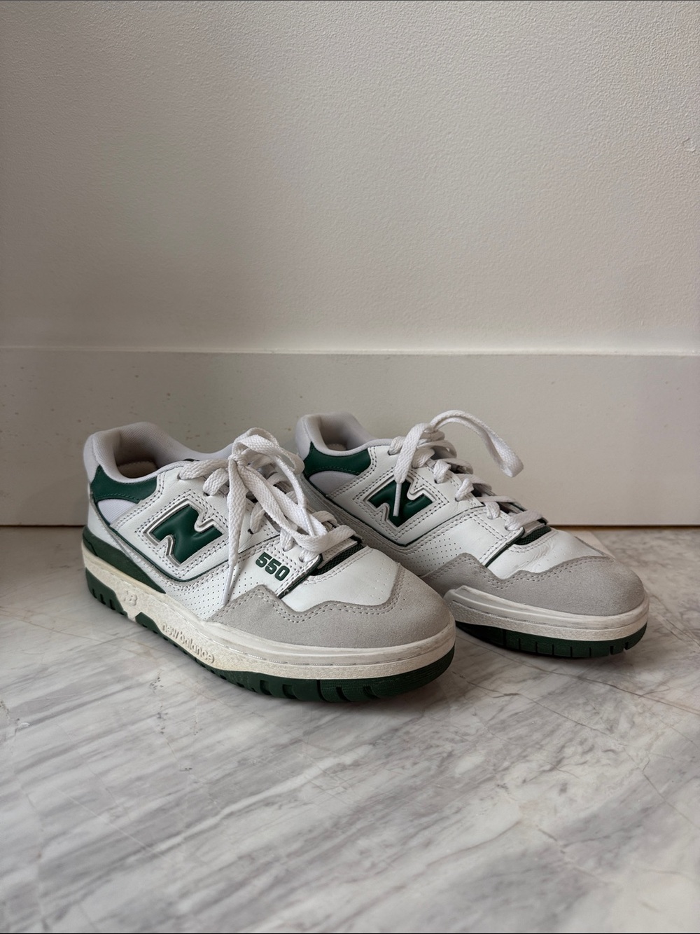 New Balance x Aimé Leon Dore 550 green sneakers